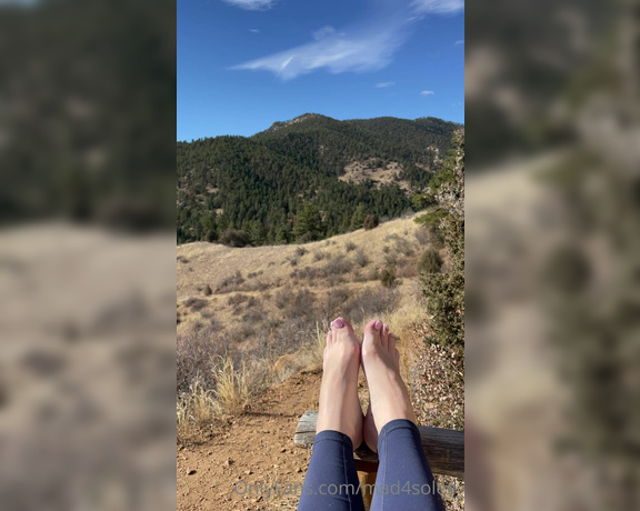 Goddess Mads aka mad4soles_ OnlyFans - Enjoy my feet & enjoy the view you work so i get to do this