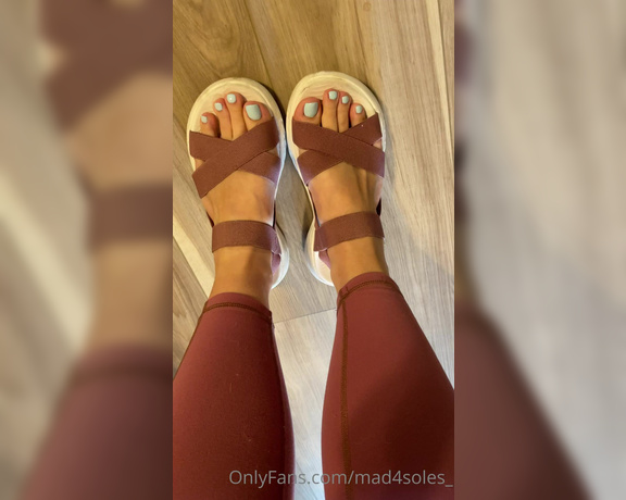 Goddess Mads aka mad4soles_ OnlyFans - Your favorite feet are enjoying one of their last days in open toed shoes