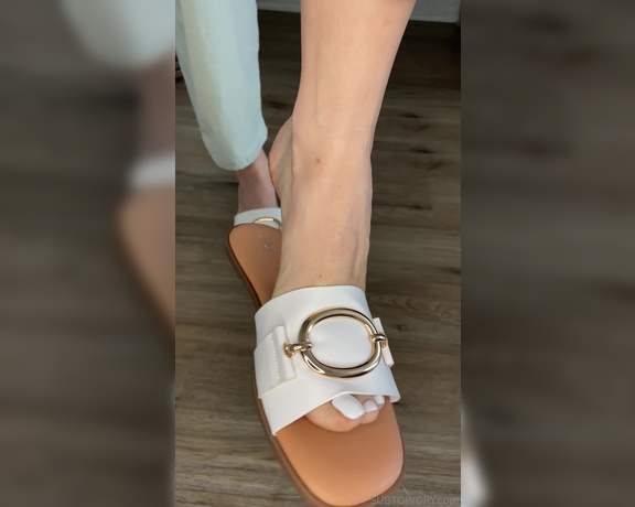 Ivory Soles aka ivorysoles OnlyFans - I can never have enough cute flip flops