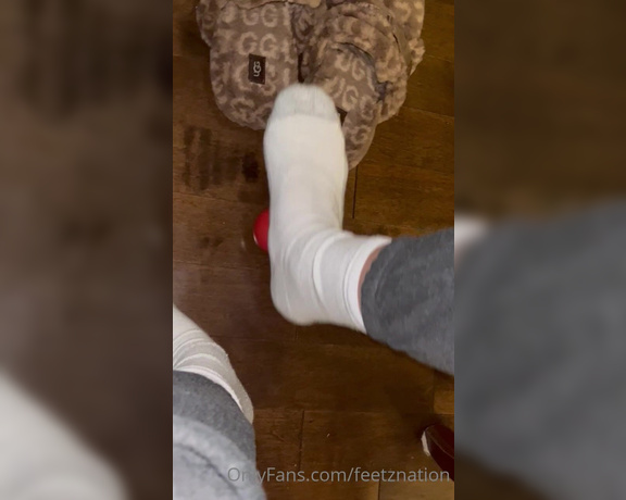 QueenZ’sFeet aka feetznation OnlyFans - Rolling out my foot with a lacrosse ball feels so good