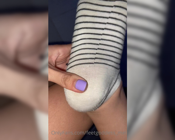 Goddess Mel aka feetgoddess_mel OnlyFans - Taking my converse and socks off after 9 hours of me walking around college