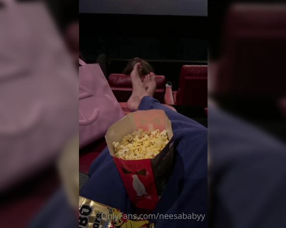 Footprincessx1 aka footprincessx1 OnlyFans - At the movies 2