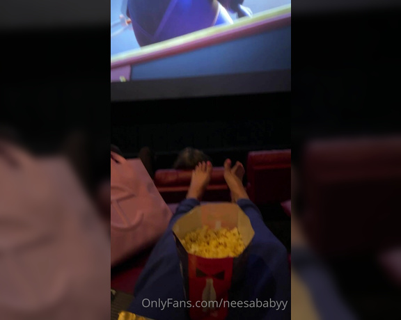 Footprincessx1 aka footprincessx1 OnlyFans - At the movies 2