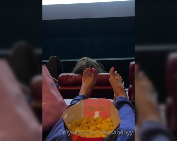 Footprincessx1 aka footprincessx1 OnlyFans - At the movies 2