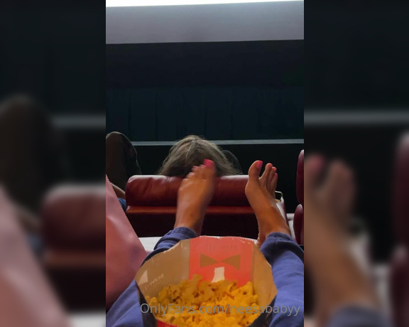 Footprincessx1 aka footprincessx1 OnlyFans - At the movies 2