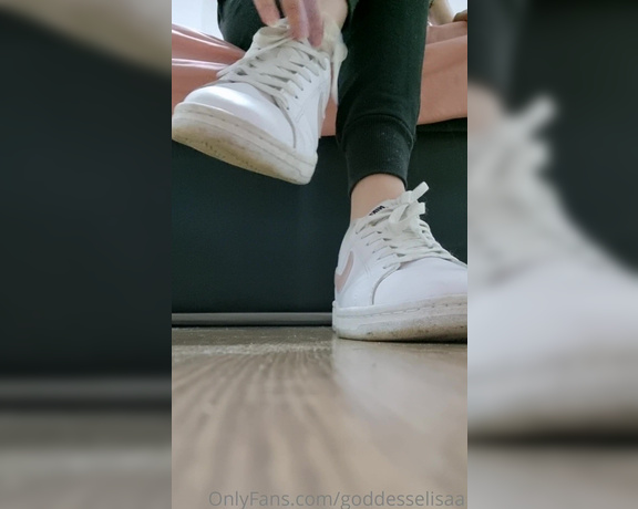 Goddess Elisa aka goddesselisaa OnlyFans - When I get home be prepared to feel what you love most my sweaty socks!