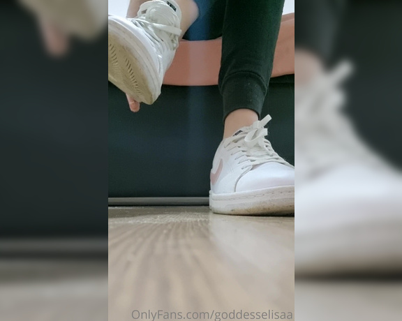 Goddess Elisa aka goddesselisaa OnlyFans - When I get home be prepared to feel what you love most my sweaty socks!