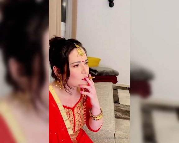 Goddess Hatha aka goddesshatha OnlyFans - Smoking 2