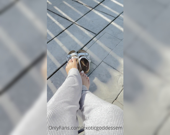 Goddess Em aka exoticgoddessem OnlyFans - Full white toes & oily soles collection tip for my next pedi feet lovers 32