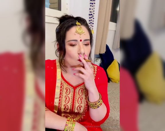 Goddess Hatha aka goddesshatha OnlyFans - Smoking 1