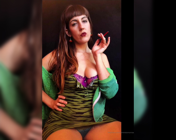 Ms Tomorrow aka dommetomorrow OnlyFans - Blowing smoke in your face )