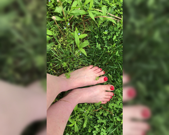 Ms Tomorrow aka dommetomorrow OnlyFans - #Goddess in the garden, Royal #Feet in the grass