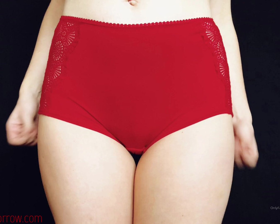 Ms Tomorrow aka dommetomorrow OnlyFans - I love the feeling of sliding on brand new panties, and these they hug in all the right ways