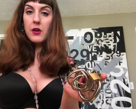 Ms Tomorrow aka dommetomorrow OnlyFans - Video clip #Chastity encouragement