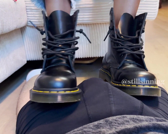 StillSinning aka stillsinning OnlyFans - Your dick LOVES my Doc Martens