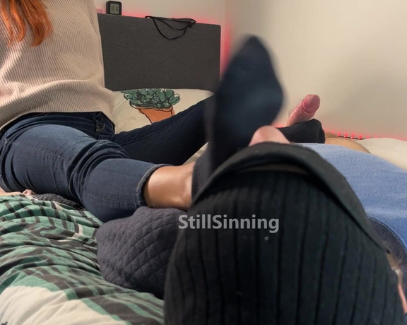 StillSinning aka stillsinning OnlyFans - Worship my dirty ankle socks and Ill make you cum hard baby How do you like these kind of videos