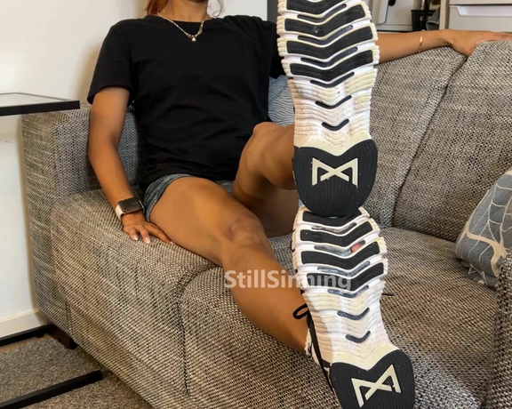 StillSinning aka stillsinning OnlyFans - Taking a big load on my dirty Nike gym socks again