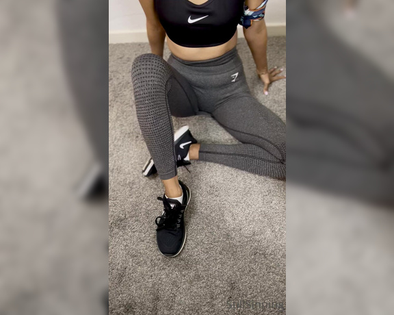 StillSinning aka stillsinning OnlyFans - After my super sweaty gym workout Tell me baby, how bad you want my dirty sweaty socks 2