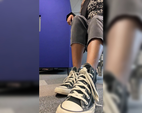 StillSinning aka stillsinning OnlyFans - How about some converse fun, in the public library 4