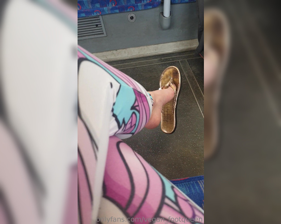 Vegan_footqueen aka vegan_footqueen OnlyFans - Train teasing