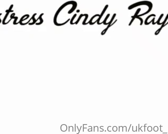 Mistress Cindy Ray aka Ukfoot_mistress Onlyfans - Love for my foot boysslavesbitchescuckssluts n sissys even if I do own your ass Thank you to all