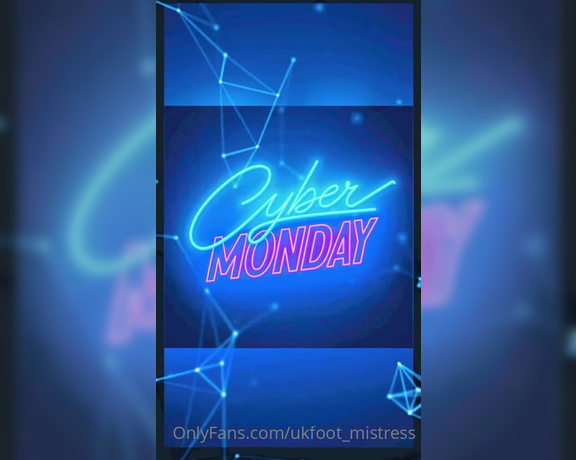 Mistress Cindy Ray aka Ukfoot_mistress Onlyfans - Cyber Monday Madness