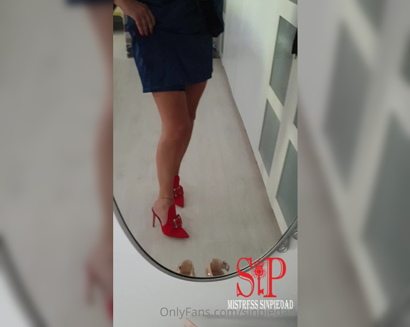 Mistress SinPiedad aka Sinpiedad Onlyfans - Do you want more clips with this heels