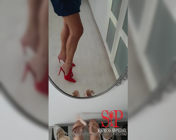 Mistress SinPiedad aka Sinpiedad Onlyfans - Do you want more clips with this heels