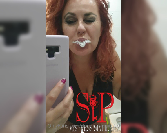 Mistress SinPiedad aka Sinpiedad Onlyfans - Thats yours slave open your mouth!