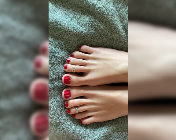 Brooke Jones aka myposedtoesvip OnlyFans - Because someone so kindly requested that I post a red toes set! Here you go! Enjoy! 8