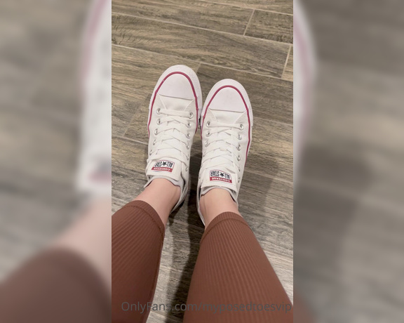 Brooke Jones aka myposedtoesvip OnlyFans - Little converse and sock removal for today  You want to worship them