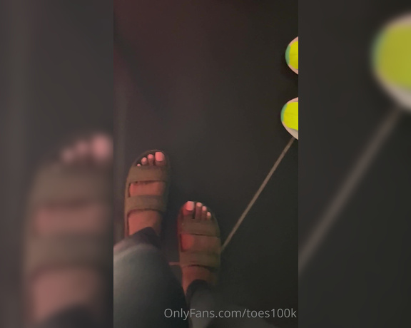 100K Toes aka toes100k OnlyFans - Imagine being the lucky cuck waiting in line next to me at Disney What would you do Tell me in the