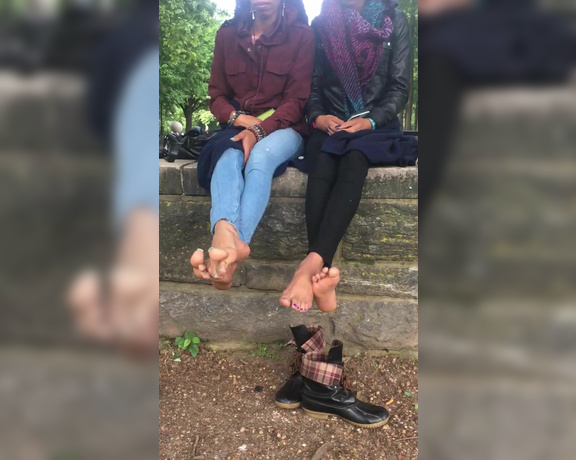 Goddess Ayla aka toesbyayla OnlyFans - Twin Toes  this was from our trip to Brooklyn, footage I forgot I had I’m thinking about mayb