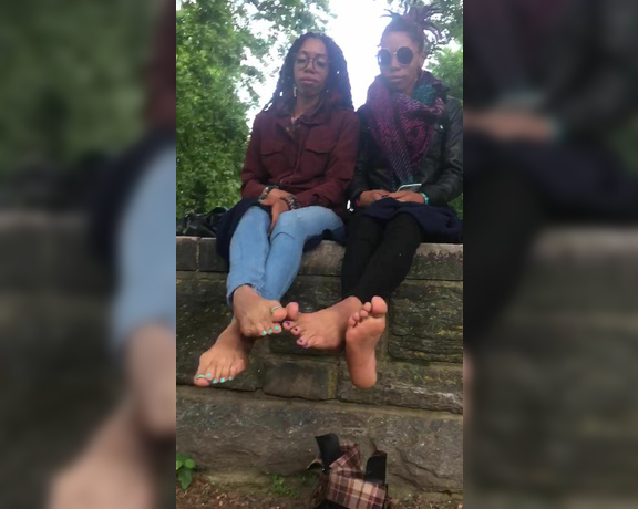 Goddess Ayla aka toesbyayla OnlyFans - Twin Toes  this was from our trip to Brooklyn, footage I forgot I had I’m thinking about mayb