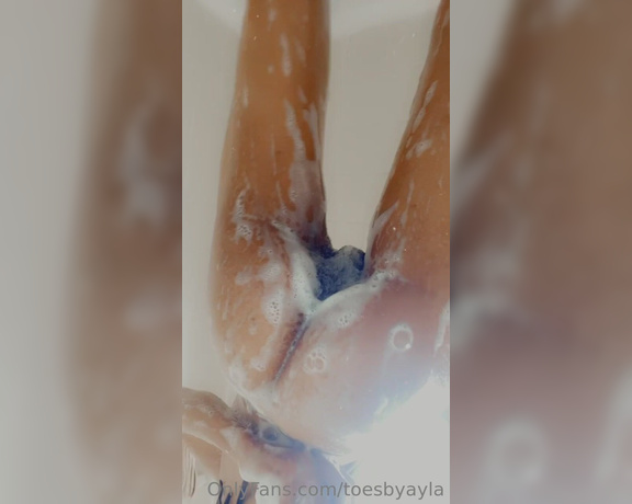 Goddess Ayla aka toesbyayla OnlyFans - Shower Fun  2