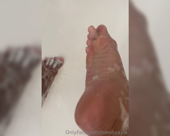 Goddess Ayla aka toesbyayla OnlyFans - Shower Fun  1