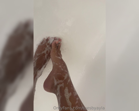 Goddess Ayla aka toesbyayla OnlyFans - Shower Fun  1