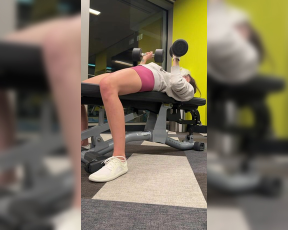 Lilly Vig aka lillyvig OnlyFans - Would you fuck me in my private home gym