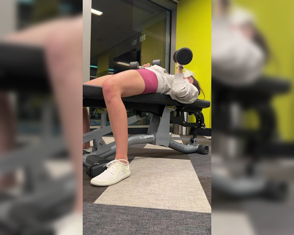 Lilly Vig aka lillyvig OnlyFans - Would you fuck me in my private home gym