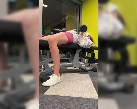Lilly Vig aka lillyvig OnlyFans - Would you fuck me in my private home gym