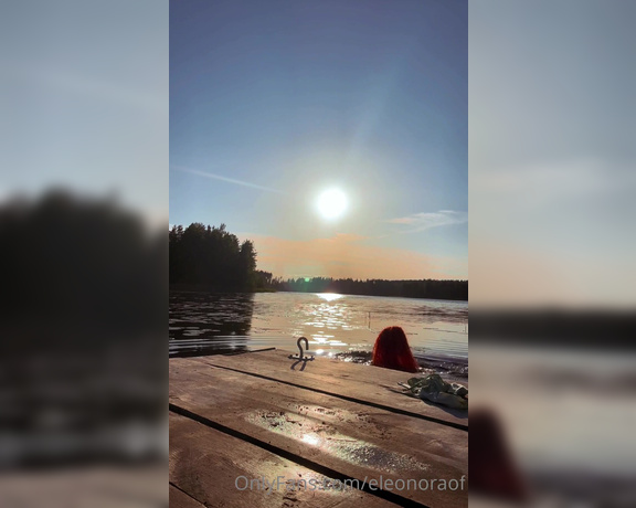 Miss Eleonora aka eleonoraof OnlyFans - FIN Kesinen iltauinti, huh Psisp jo ENG Evening swim from the summer Wish it was summer alrea