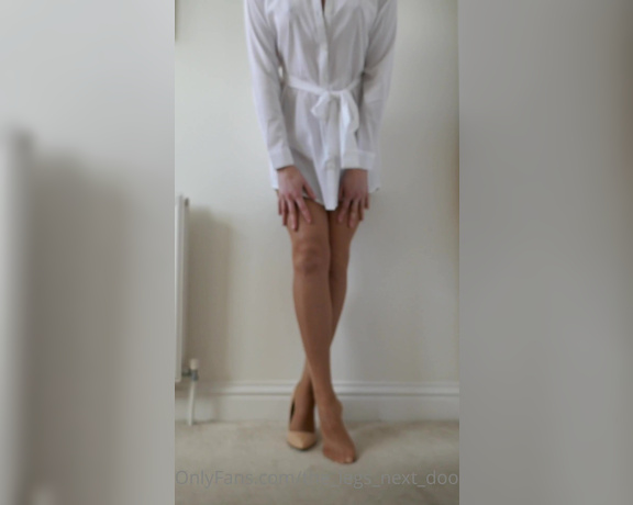 The Legs Next Door aka the_legs_next_door OnlyFans - This dress is certainly one to show off my long tan legs in  those nude heels just go perfe