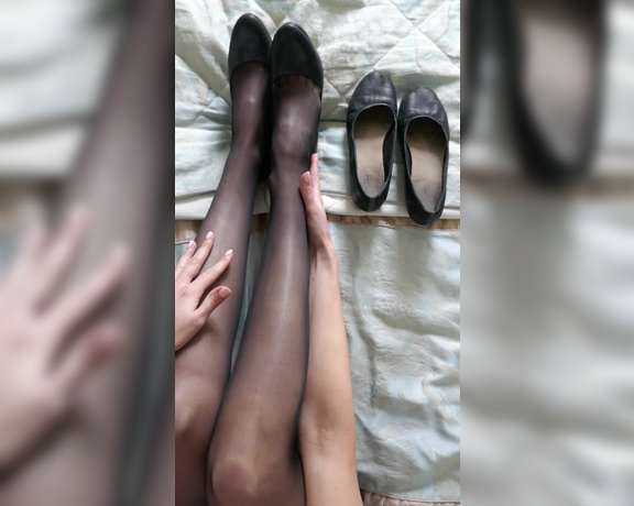 The Legs Next Door aka the_legs_next_door OnlyFans - Just a casual video of me changing from one smelly work shoe to the other  which one would