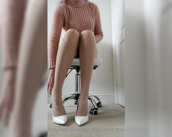 The Legs Next Door aka the_legs_next_door OnlyFans - The final showcase of my pink shimmer nylons  plenty of close ups for you sole lovers and