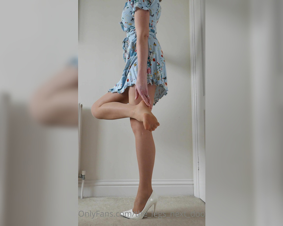 The Legs Next Door aka the_legs_next_door OnlyFans - Happy Easter  I hope you boys enjoy seeing this cute little spring dress pulled just above