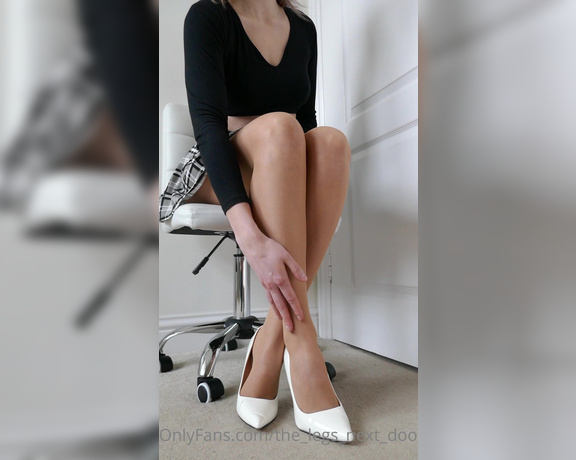 The Legs Next Door aka the_legs_next_door OnlyFans - If I wore this outfit and teased you like this in class  I think we would all be veryyy much