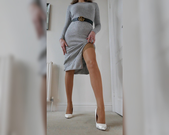 The Legs Next Door aka the_legs_next_door OnlyFans - Well with this dress there was no option but to show that sexy slit off in live action for you boy