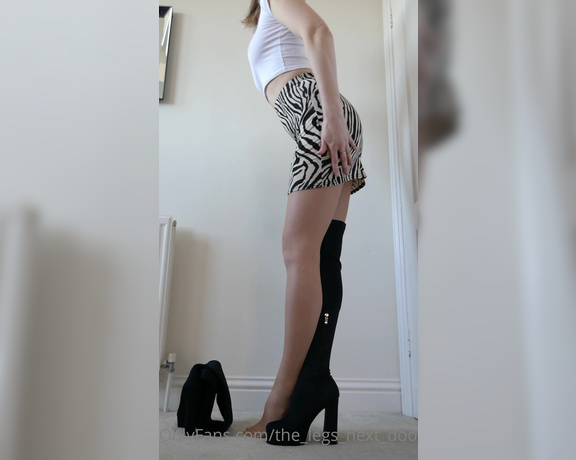 The Legs Next Door aka the_legs_next_door OnlyFans - Well I didn’t really realise how thin this top was until I filmed this video  I just love these