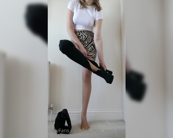 The Legs Next Door aka the_legs_next_door OnlyFans - Well I didn’t really realise how thin this top was until I filmed this video  I just love these