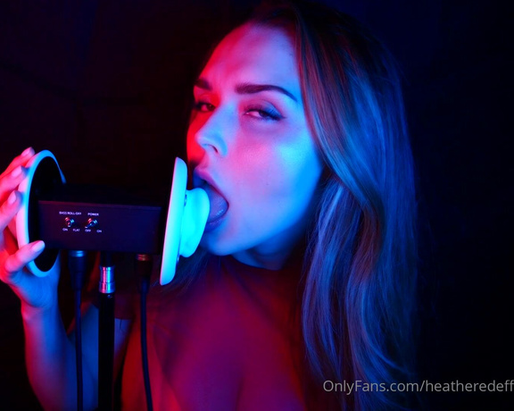 Heatheredeffect aka heatheredeffect OnlyFans - Mini ear eating  full version + other exclusive ASMR is on my Patreon
